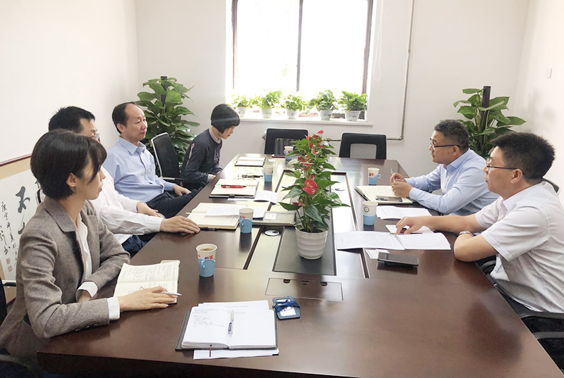 北京國電通公司李浩松董事長一行到會交流